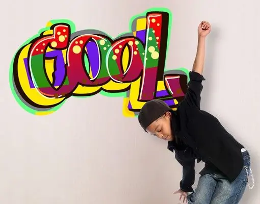 Direkt Vom Hersteller No.726 Cool Graffiti Wandtattoo