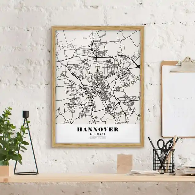 Neu Im Sortiment Stadtplan Hannover - Klassik
