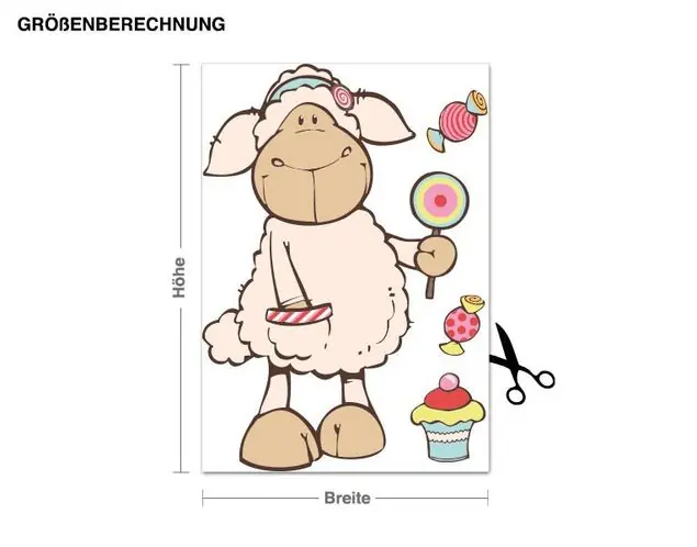 Expressversand NICI - Jolly Candy Wandtattoo
