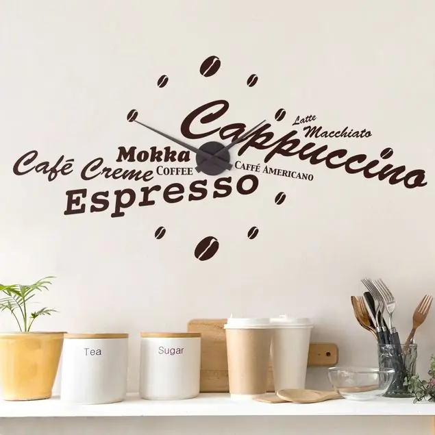 Kaffeezeit Wandtattoo Gratis Versand