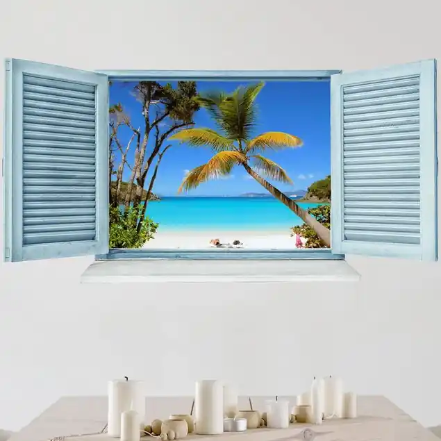 Top-Preis 3D Les Seychelles Wandtattoo