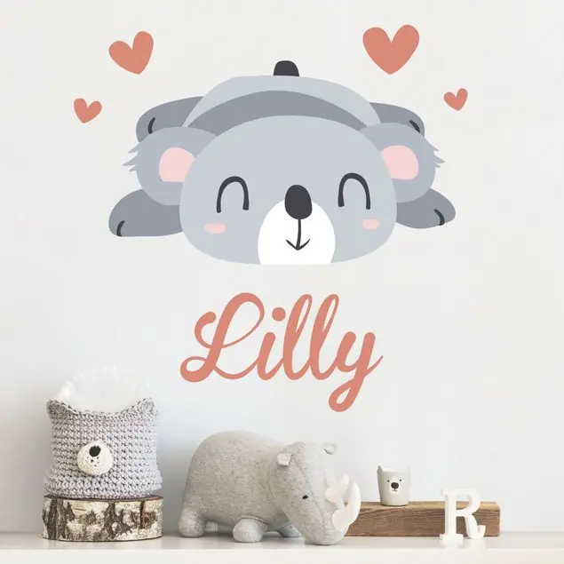 Sofort Bestellen Herz Koala Wandtattoo 6-teilig