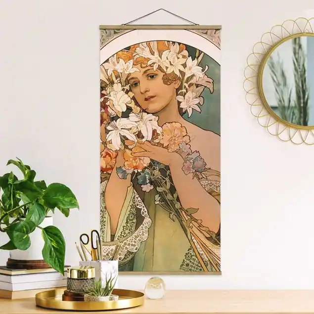 Markenprodukt Alfons Mucha - Blume