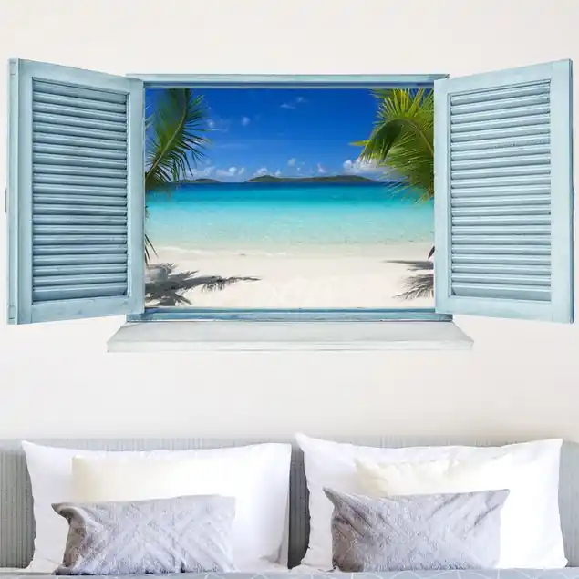 Ausverkauf 3D Perfect Maledives Wandtattoo