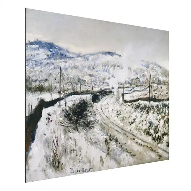 Claude Monet - Zug im Schnee Nur Für Kurze Zeit