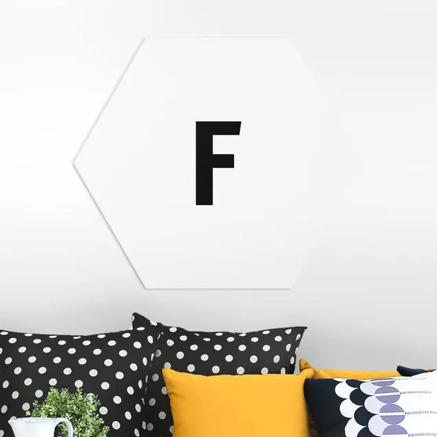 Must-Have Buchstabe Weiß F