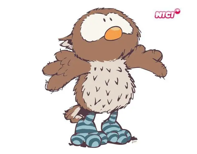 NICI - Oscar Owl Wandtattoo Geprüft