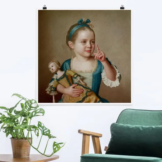 Expressversand Jean Etienne Liotard - Mädchen mit Puppe