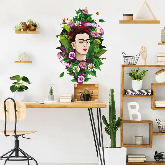 Neu Im Sortiment Frida Kahlo - Frida Wandtattoo