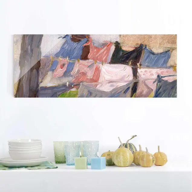 Franz Marc - Flatternde Wäsche Gratis Versand