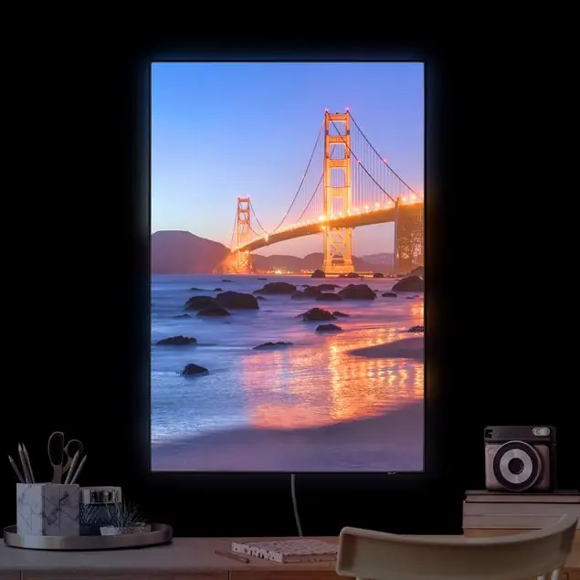 Begrenztes Angebot Golden Gate Bridge am Abend