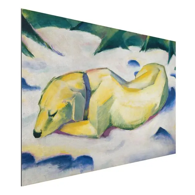 Letzte Chance Franz Marc - Liegender Hund