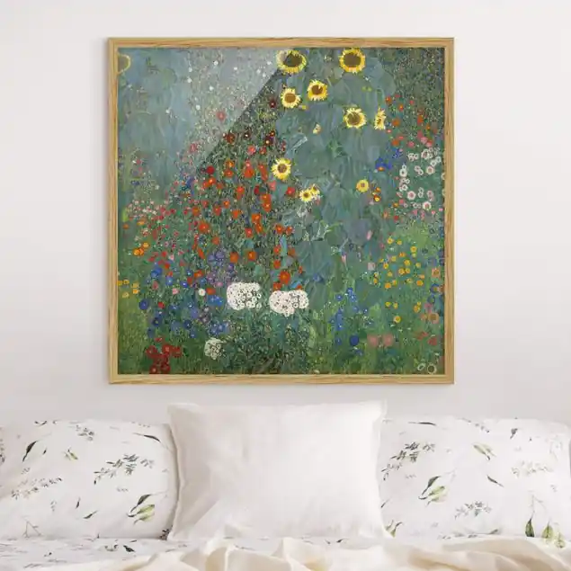 Markenware Gustav Klimt - Garten Sonnenblumen