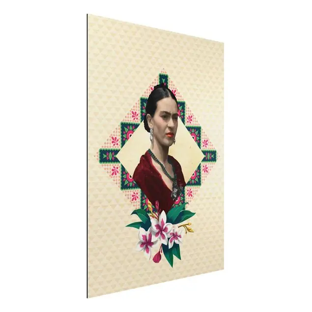 Zertifiziert Frida Kahlo - Blumen und Geometrie