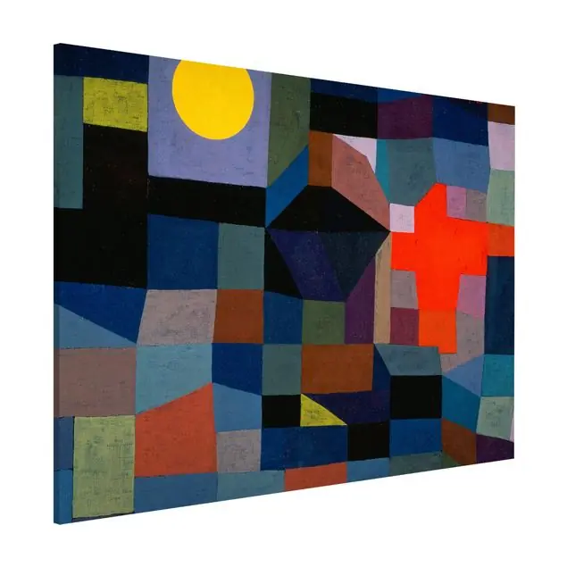Kostenfreie Lieferung Paul Klee - Feuer bei Vollmond