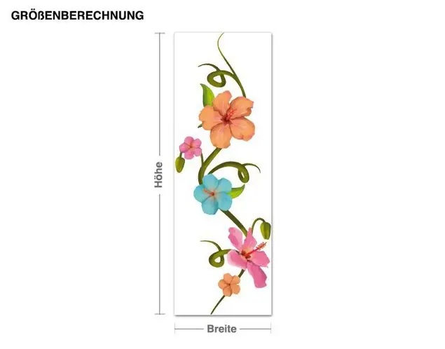 Hibiskusranke Wandtattoo Online Kaufen