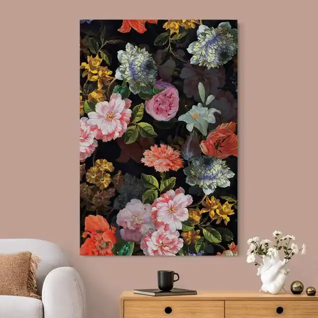 Dunkles Blumenbouquet II Gratis Versand