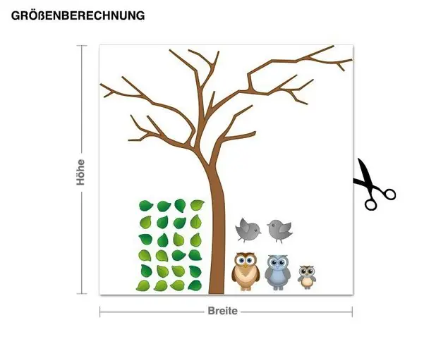 Neuheit Edle Eulen auf Baum Wandtattoo