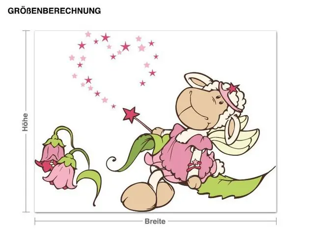Solange Der Vorrat Reicht NICI - Jolly Mäh Sternenfee Wandtattoo