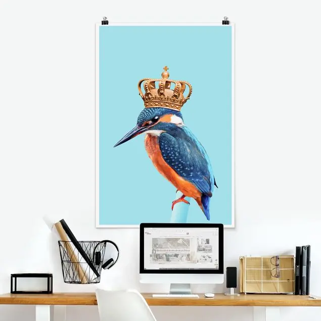 Eisvogel mit Krone Highlight