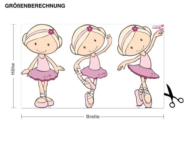 NICI - Wonderland-Miniclara Wandtattoo Heißes Angebot