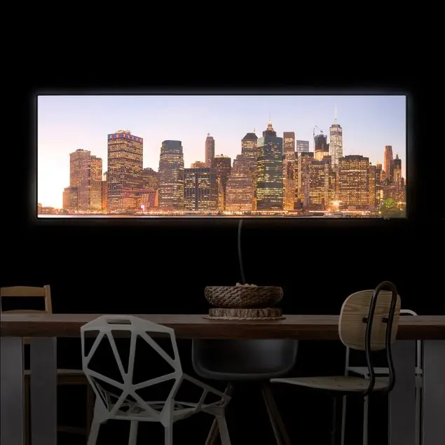 Markenprodukt Blick auf Manhattan Skyline
