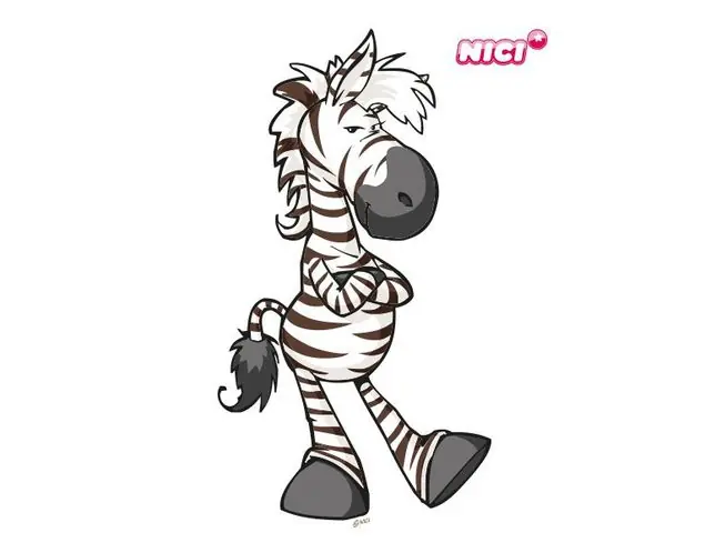 Nur Heute NICI - Wild Friends Zebra Wandtattoo