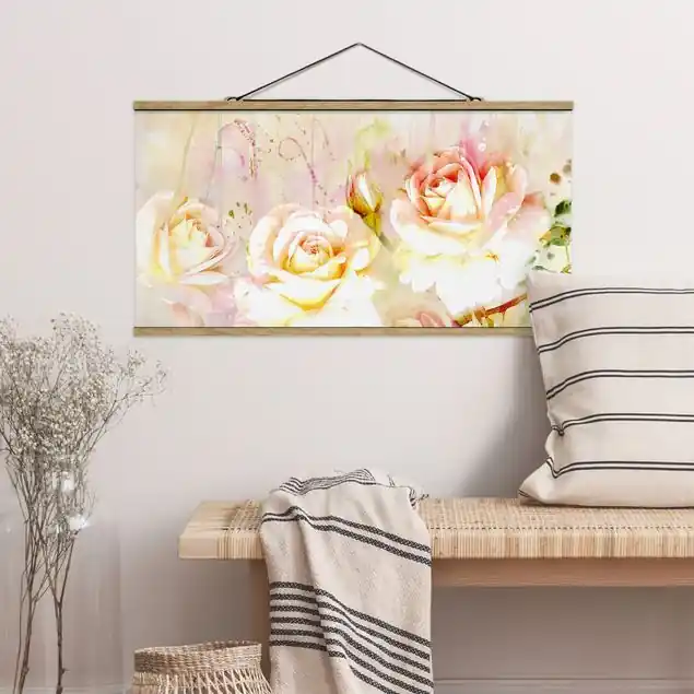 Jetzt Kaufen Aquarell Blumen Rosen