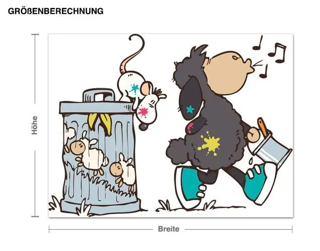 Preisreduziert NICI - Jolly Leroy Wandtattoo