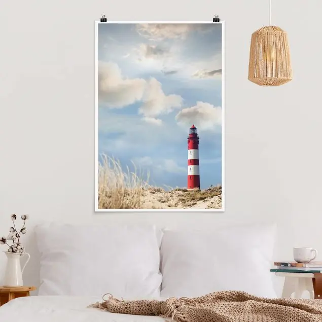 Leuchtturm in den Dünen Nur Für Kurze Zeit