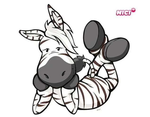 NICI - Wild Friends Zebra Wandtattoo Garantierte Lieferung
