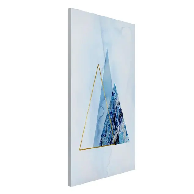 Geometrie in Blau und Gold II Finale Aktion