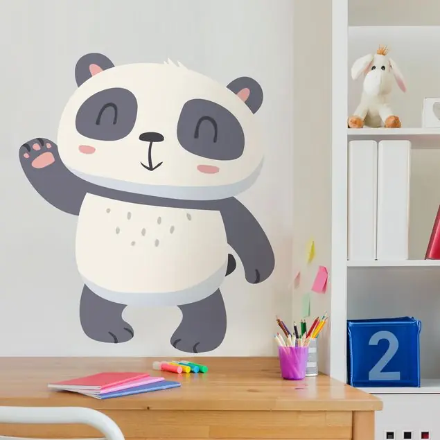 Winkender Panda Wandtattoo Top-Preis
