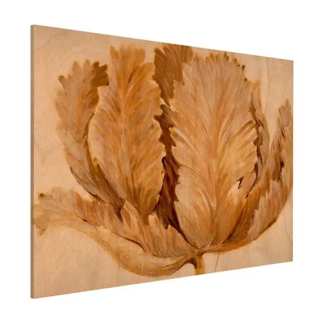 Sepia Tulpe auf Holz II Knallerangebot