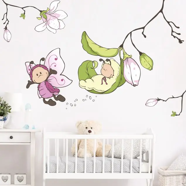 NICI - Vivian mit Magnolien Wandtattoo Bestpreis