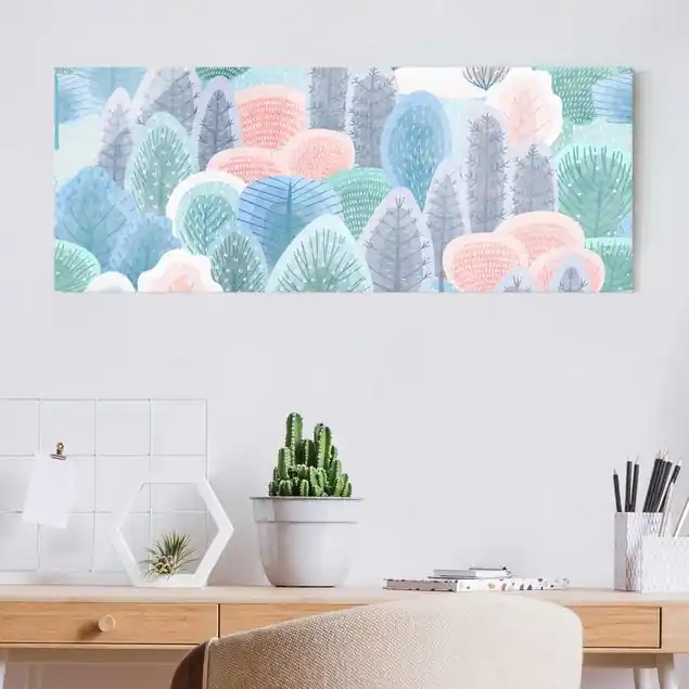 Online Kaufen Glücklicher Wald in Pastell