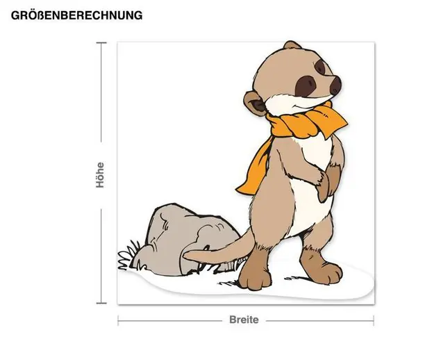 Top-Seller NICI - Meerkat Wandtattoo