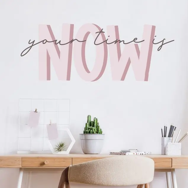 Your time is now Wandtattoo Saisonangebot
