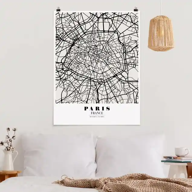 Expressversand Stadtplan Paris - Klassik
