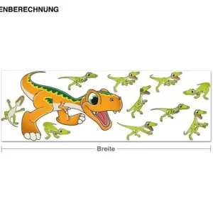 Must-Have Spielende Dinos Wandtattoo