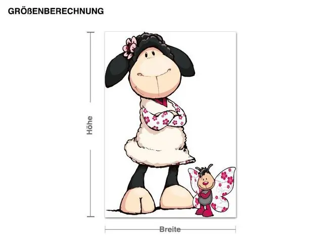 Markenware NICI - Jolly Lynn mit Schmetterling Wandtattoo