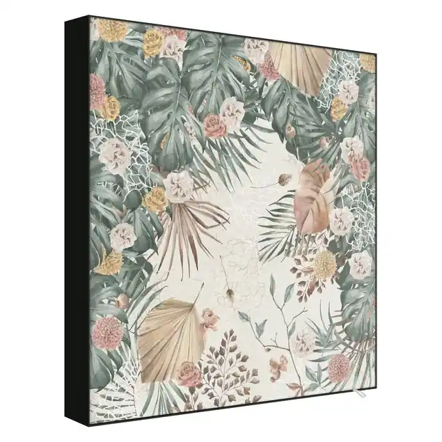 Heißes Angebot Aquarell getrocknete Blumen mit Farne