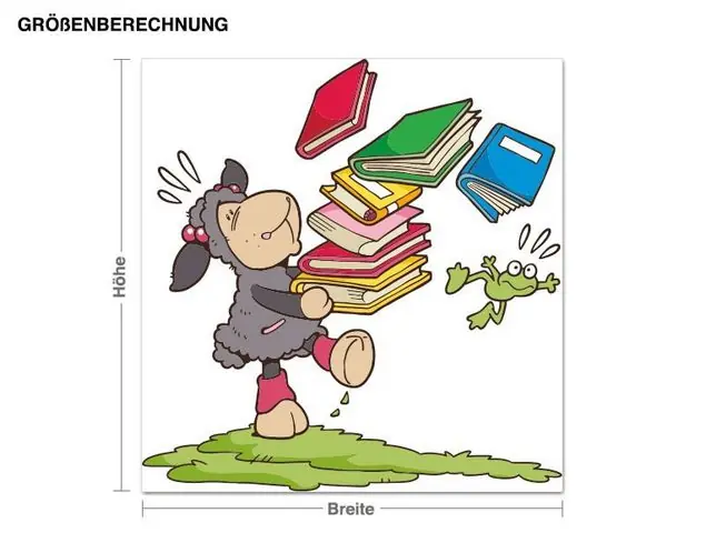 Neue Ware NICI - Jolly Lucy in der Schule Wandtattoo