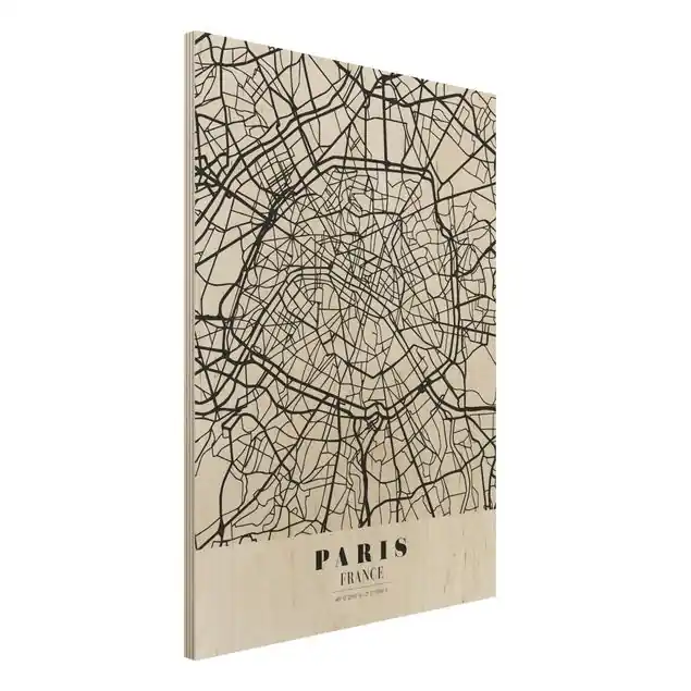 Stadtplan Paris - Klassik Günstig