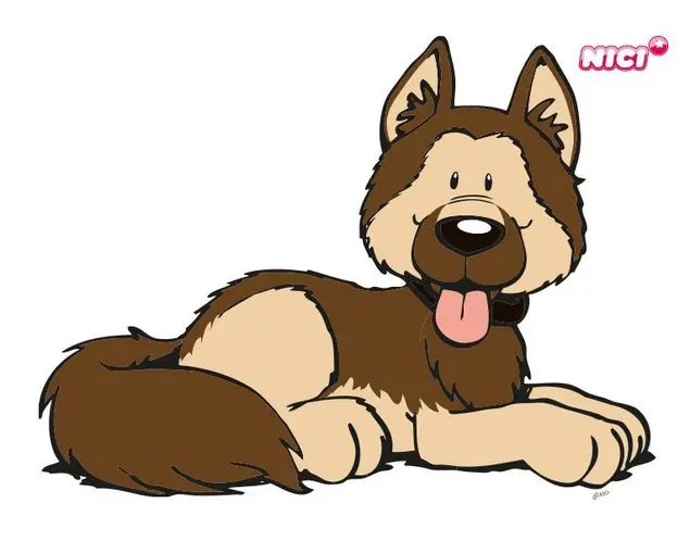 NICI - German Shepherd Hund Wandtattoo Sichere Zahlung
