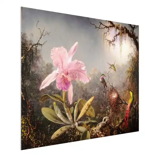 Ausverkauf Martin Johnson Heade - Orchidee und drei Kolibris