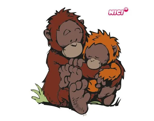 Garantierte Lieferung NICI - Orang Utan Wandtattoo