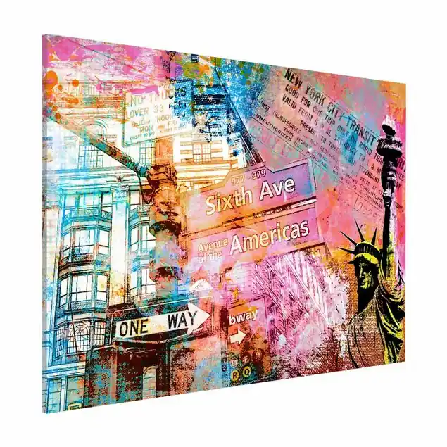 Markenprodukt Sixth Avenue New York Collage