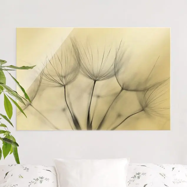 In einer Pusteblume Schwarz-Weiß Billig
