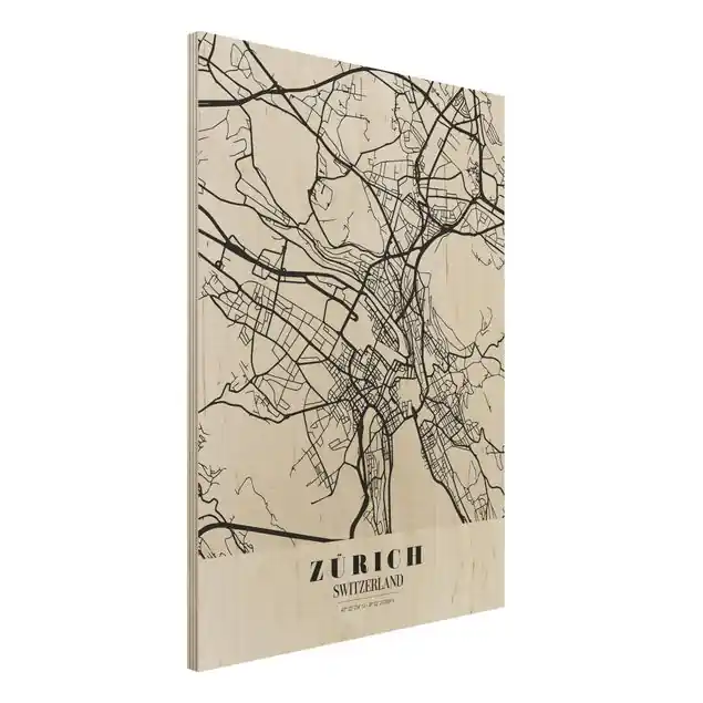 Garantierte Lieferung Stadtplan Zürich - Klassik